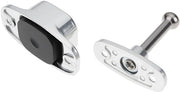 Porta bagagli sostegno grande piede alto - Stopper porta per camper - Buffer porta per rimorchio - Vistaporta per porte di capanna - Materiale: gomma/lega di alluminio - Supporto robusto 3,1x7x0,7 pollici