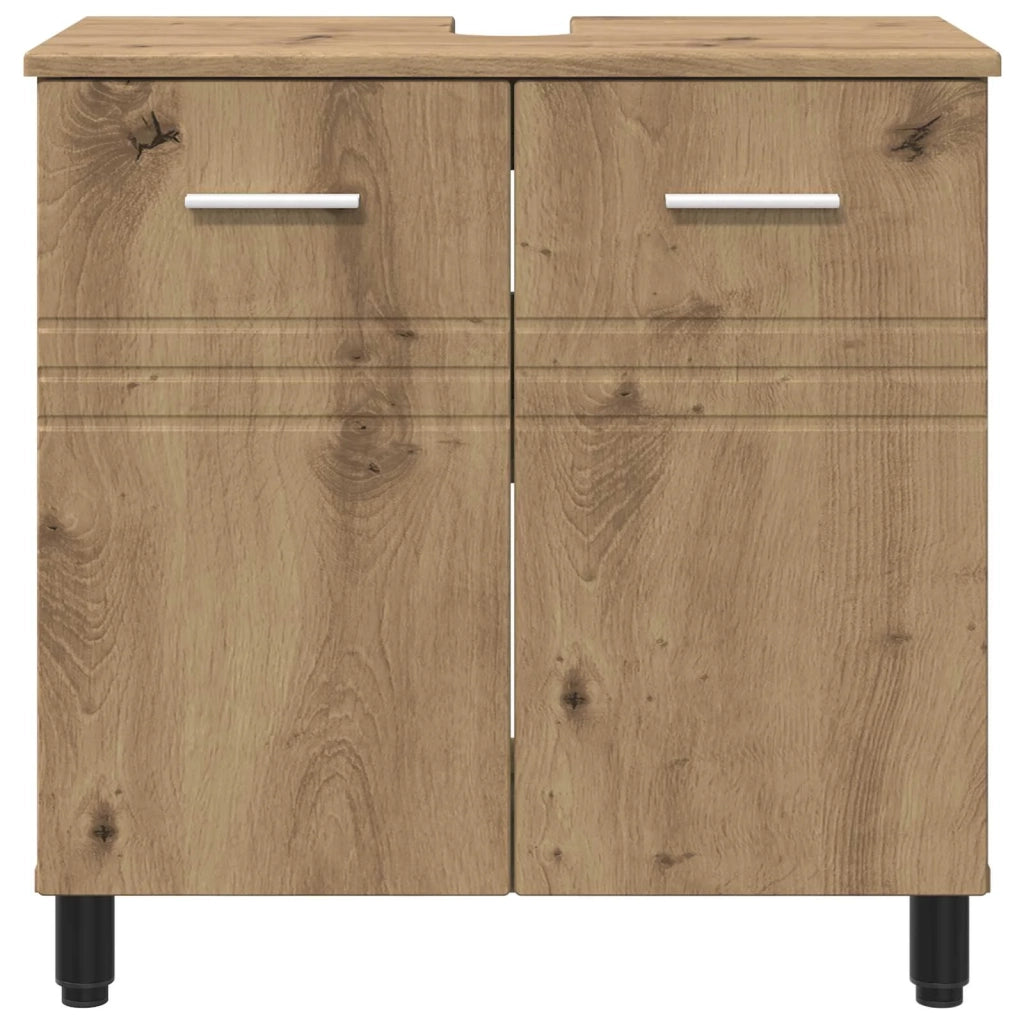 Mobiletto da bagno Rovere Artigianale 60 x 35 x 60 cm 889414