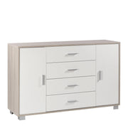 Mobile 2 Ante 4 Cassetti Kit Olmo Chiaro cm 136x41x86h - Sarmog