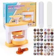 Macchina per fare nodi, nodi da 55 mm, crea i tuoi nodi, macchina per fare nodi con 48 accessori e taglierino circolare, macchina per fare nodi per regali fai-da-te per bambini
