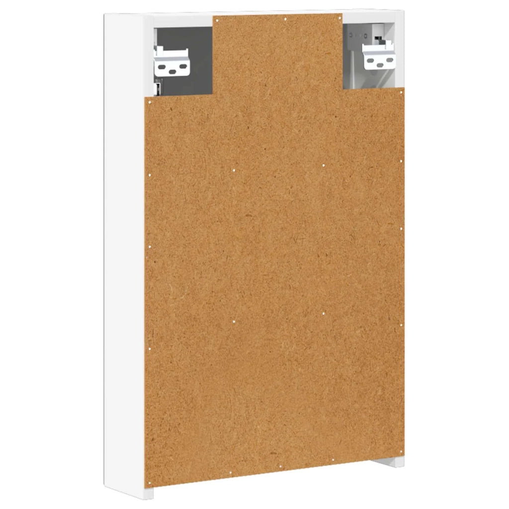Mobiletto per specchio da bagno Bianco 40 x 10,5 x 60,5 cm