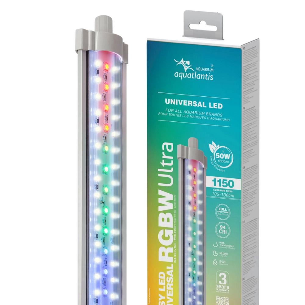 Aquatlantis Easy Led Universal RGBW Ultra 1150 50w 1047mm - Plafoniera LED a spettro completo con App iOS e Android