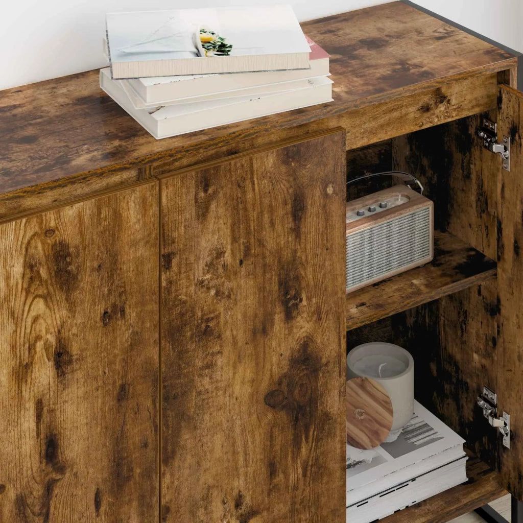 Mobile laterale Quercia Fumosa 96,5 x 30 x 75 cm 886608