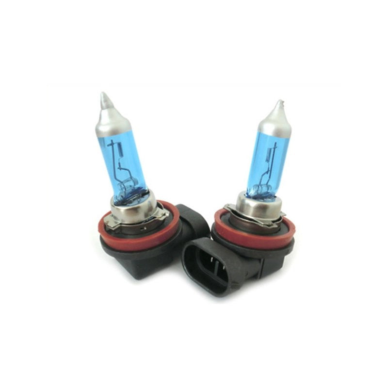 Coppia 2 Lampade H11 12V 55W PGJ19-2 Effetto Xenon Bianco Fendinebbia Anabbaglianti