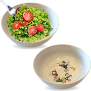 Set di piatti ceramici da 2 pezzi - insieme di 2 piatti con design unico - Ø19 cm.