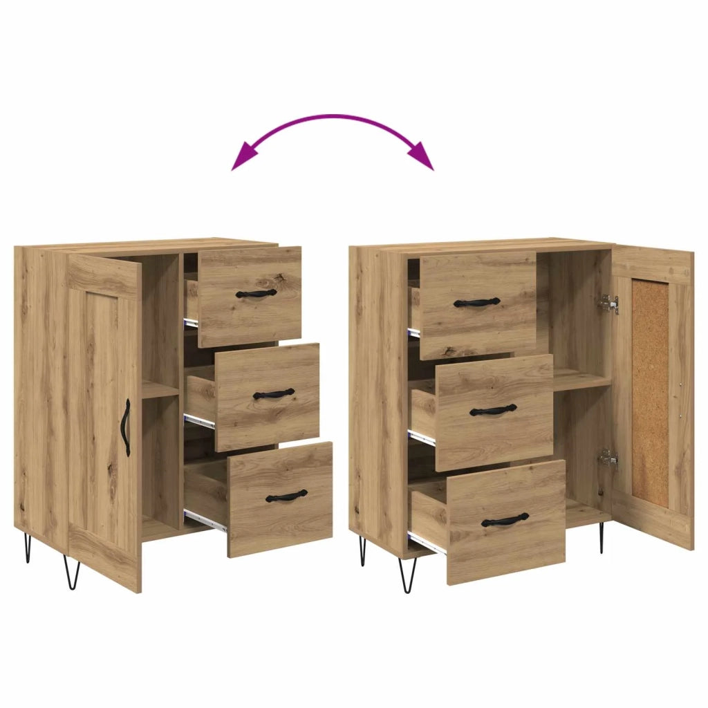 Credenza con cassetto Rovere Artigianale 69,5 x 34 x 90 cm