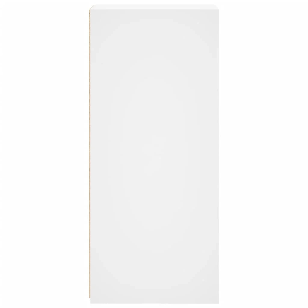 Credenza cassettiera cassettiera mobile contenitore organizer cucina soggiorno soggiorno 30 x 41 x 93 cm derivati ​​del legno bianco 02_0030224