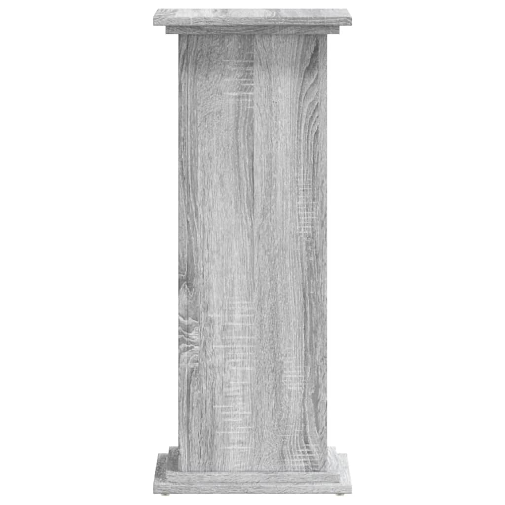 Portavasi Sonoma mobile per fiori 33 x 33 x 80 cm legno ingegnerizzato grigio 02_0045182