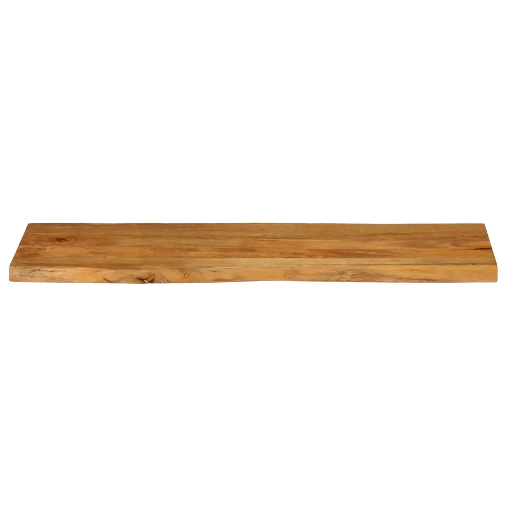 vidaXL Piano Tavolo 140x40x3,8 cm Bordi Vivi in Legno Massello Mango