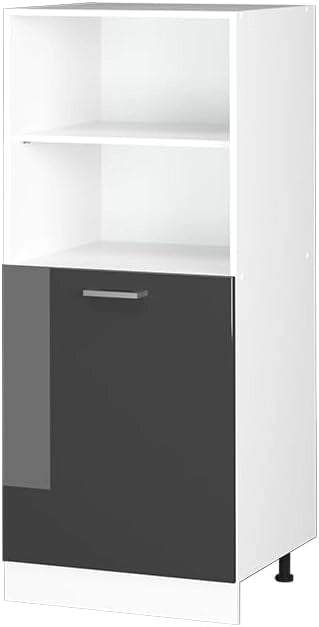 Frontale cucina R-Line, Antracite lucido, 59.6 x 71.3 cm frontale del mobile per mobile forno a mezza altezza
