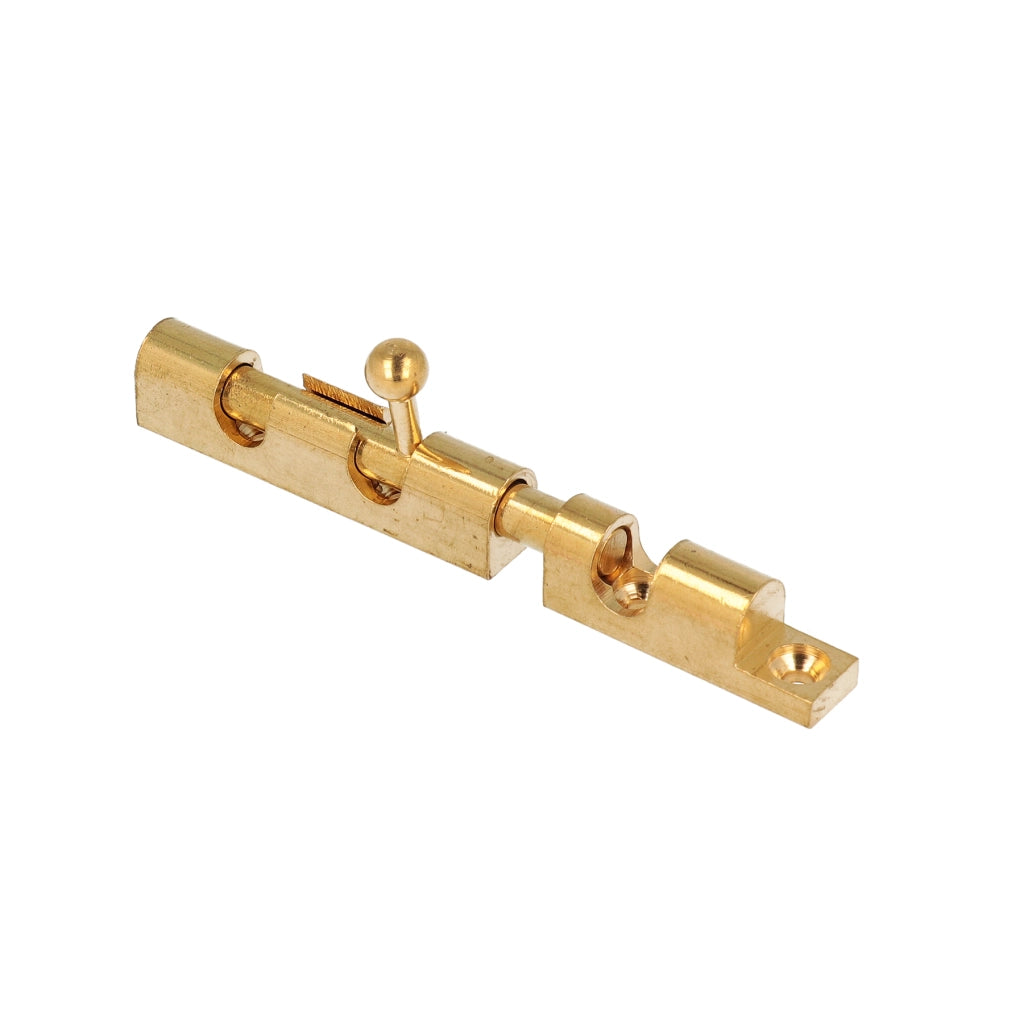 Catenaccio a cannone - 100 mm. - ottone lucido - 1 pz.