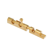 Catenaccio a cannone - 100 mm. - ottone lucido - 1 pz.