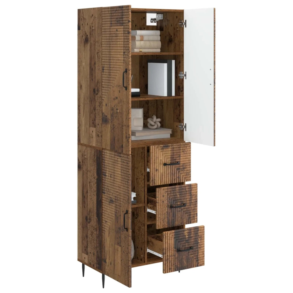 Set di armadi 2 pcs Legno antico 66 x 34,5 x 89,5 cm