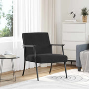 Divano Sedia-Poltrona-Poltroncina Nero Velluto 793590