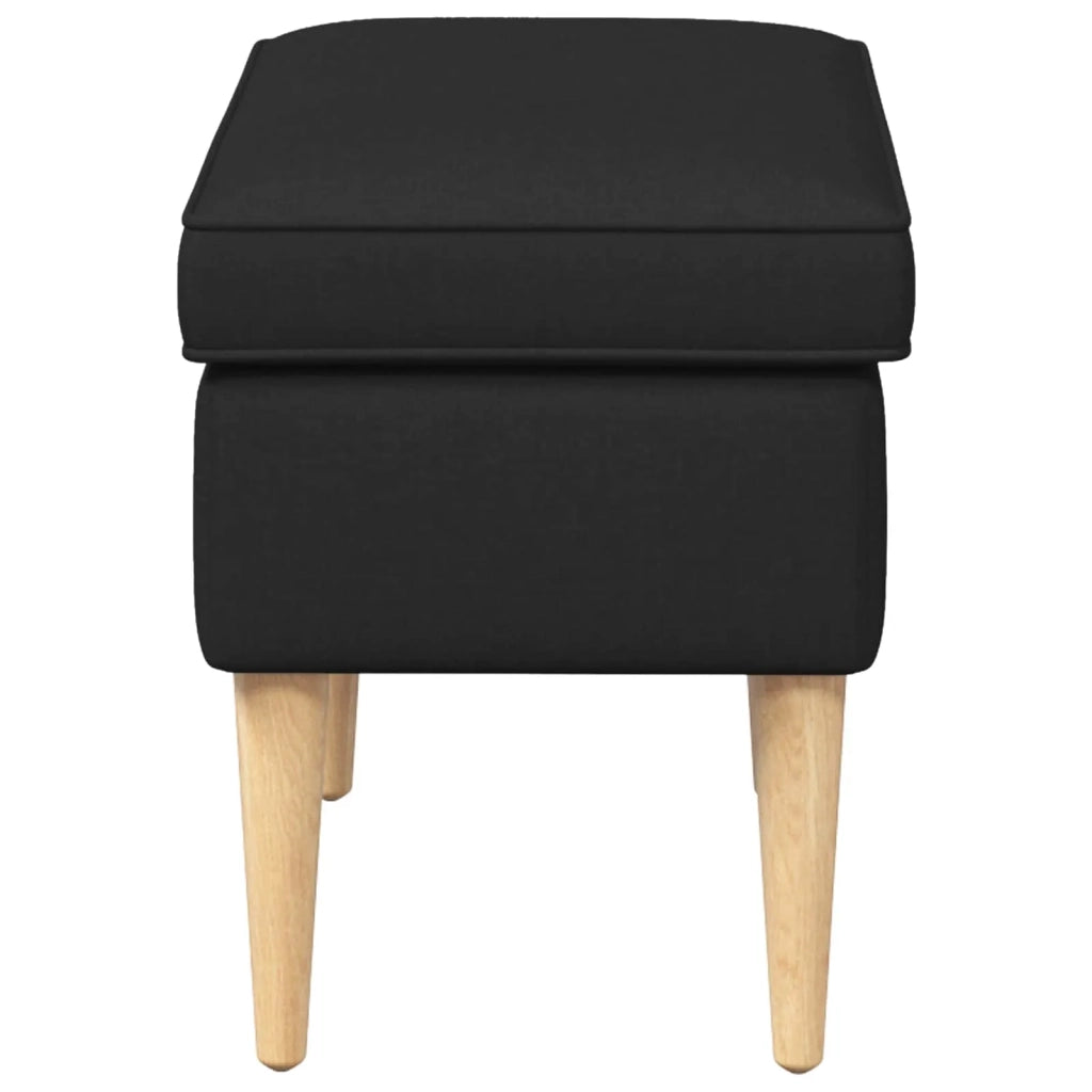 Poggiapiedi Nero 55 x 35 x 41 cm Poliestere