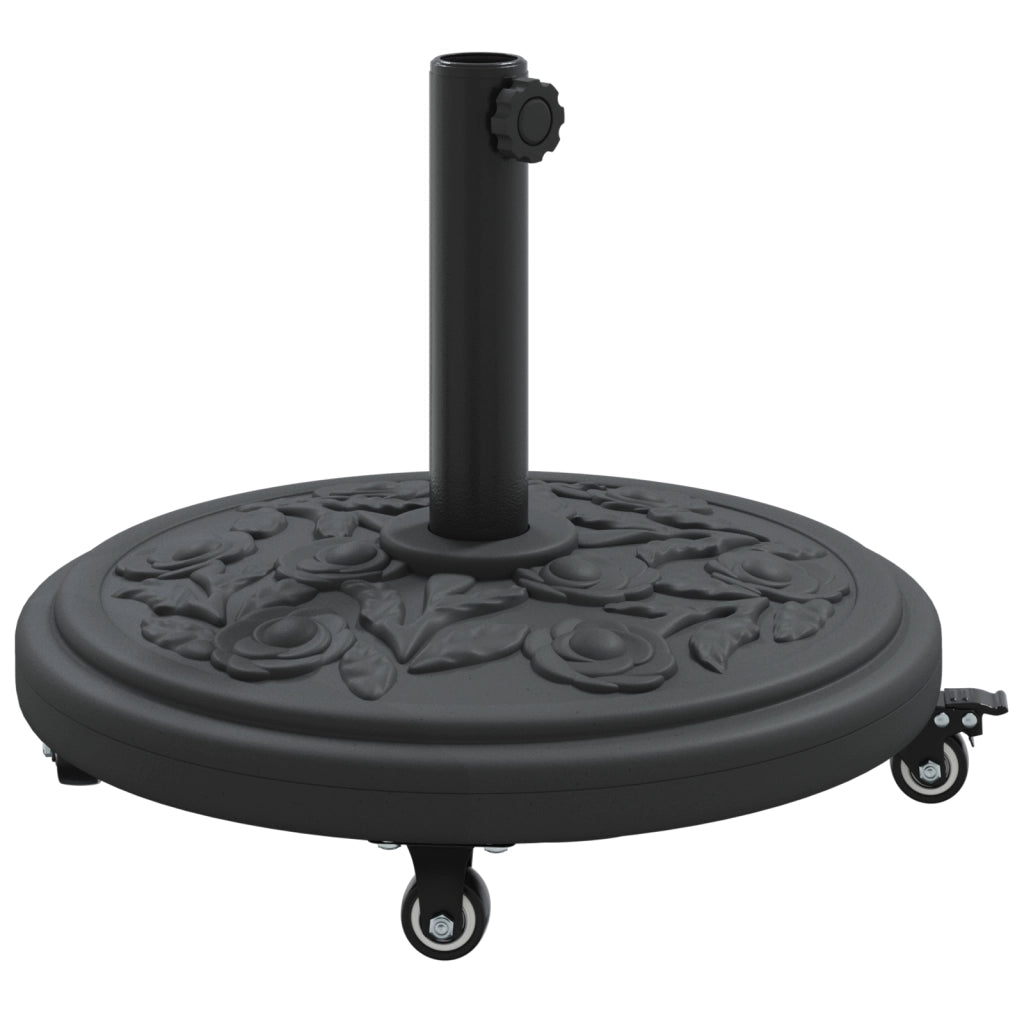 Base per parasol con ruote per pali Ã˜38-48 mm 13 kg Rotonda