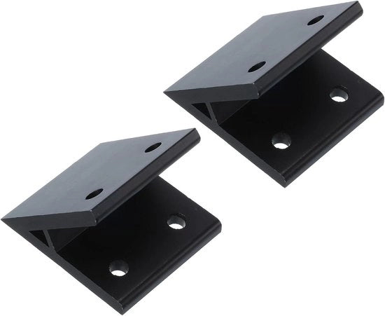 Alimetale profilo supporto angolare a cardano per serie 3060 - Nero - Connettori - 2 pezzi