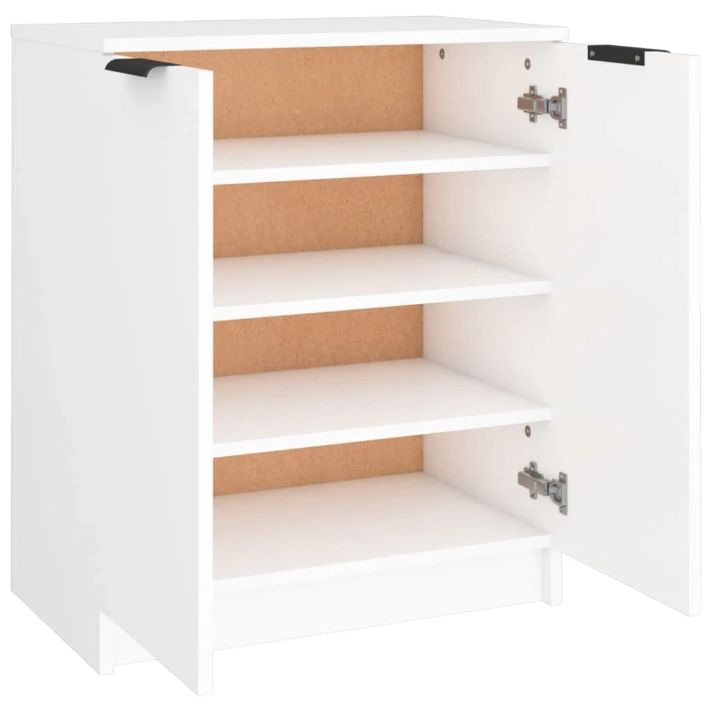 Scarpiera mobile contenitore per scarpe mobile per ingresso/corridoio/soggiorno 59 x 35 x 70 cm legno ingegnerizzato bianco 02_0021475