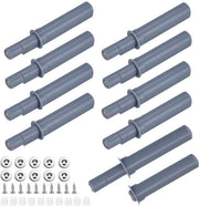 Sistema di apertura a spinta per ante 10 pezzi - Dampened - Sistema di chiusura - Blocco magnetico - Materiale ABS resistente al tempo - Adatto per mobili - Sistema di ante