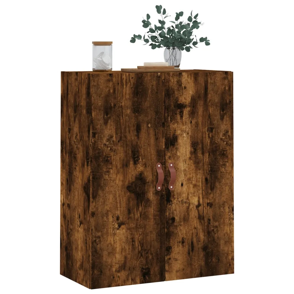 Mobile a Parete Rovere Fumo 69,5x34x90 cm 828401