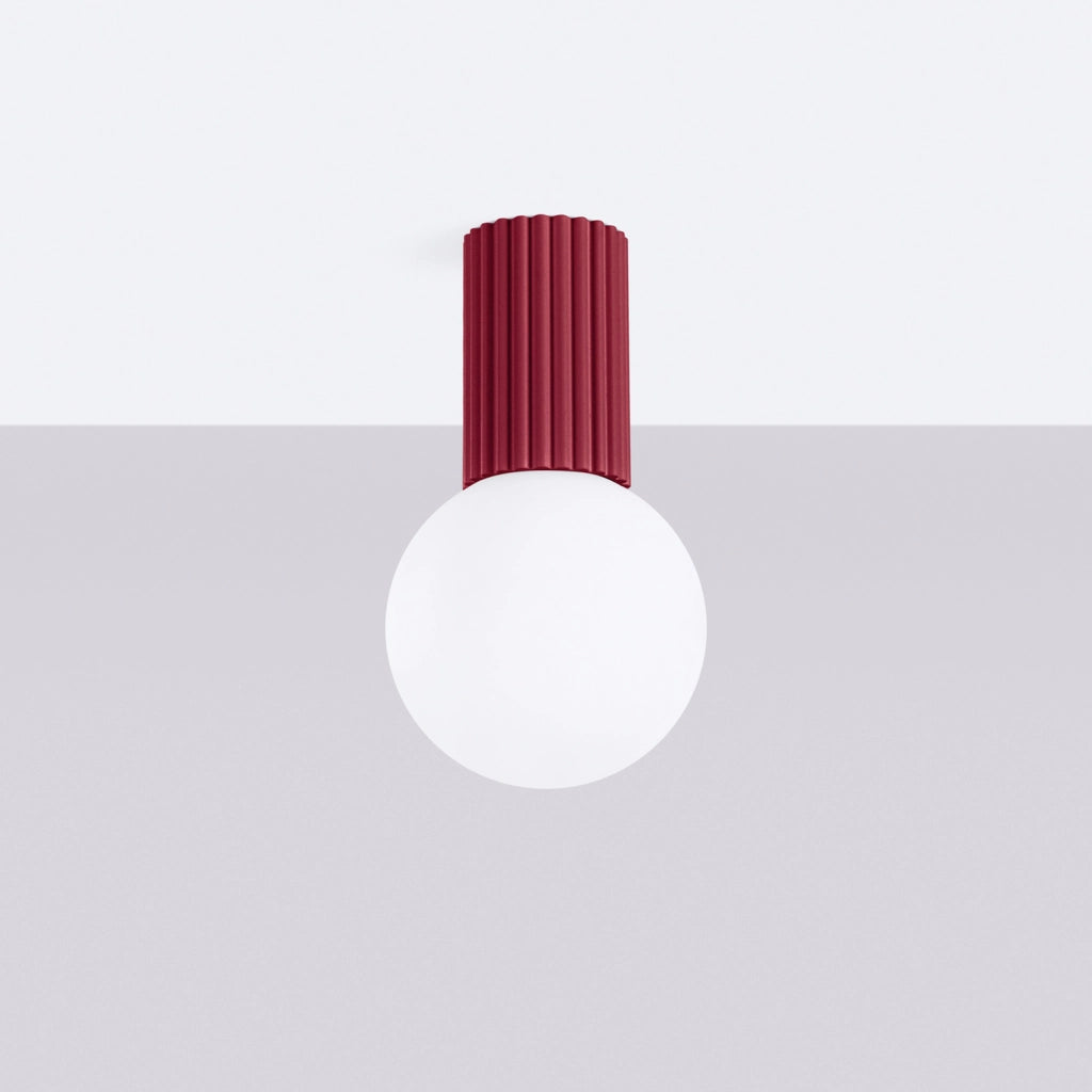 Spot soffitto SFERA Pure Lume borgogna sfera G9 IP44