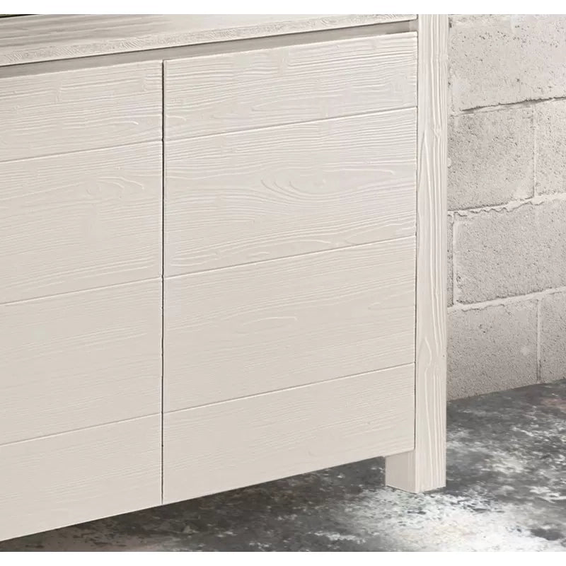 madia credenza legno abete bianco spazzolato 125x50 h.84 (650) - Mobili 2G