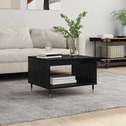 Tavolino da salotto Rovere nero 60 x 50 x 40 cm 879608