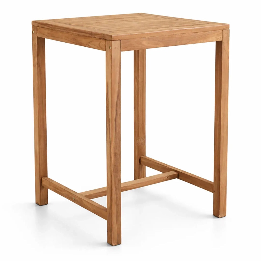 Tavolo Bar da Giardino 70x70 cm in Legno Teak Massello