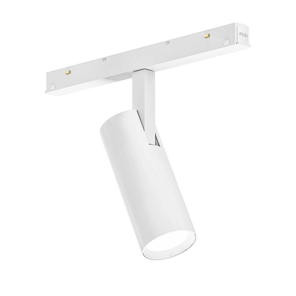 Modulo LED Magnetico 48V 12W 967Lm 3000K Dimmerabile Push - Struttura Alluminio Orientabile - Gealuce