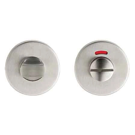NOTTOLINO WC E SEGNALATORE INOX 'TONDO' Ø 52 mm - Col. Inox satinato - FIMET MANIGLIE