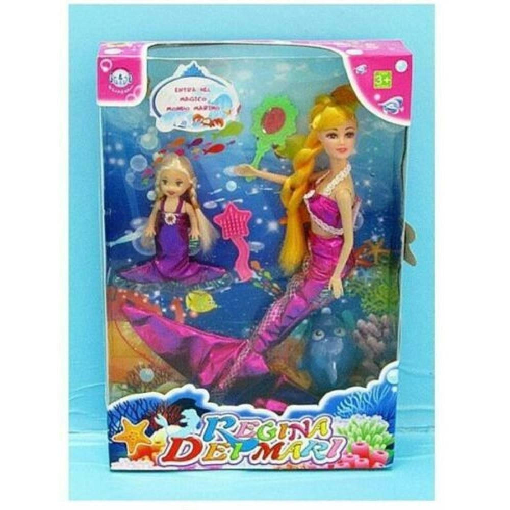 Trade Shop - Regina Dei Mari Sirenetta Sirena Bambole Accessori Giocattolo Gioco Bambina -