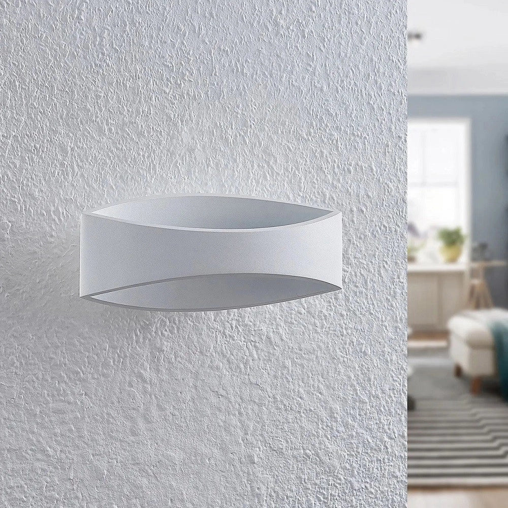 Trade Shop - Applique Lampada Da Parete Luce Led Moderna 12 Watt Luce 4000k 6500k 3000k E59-b -