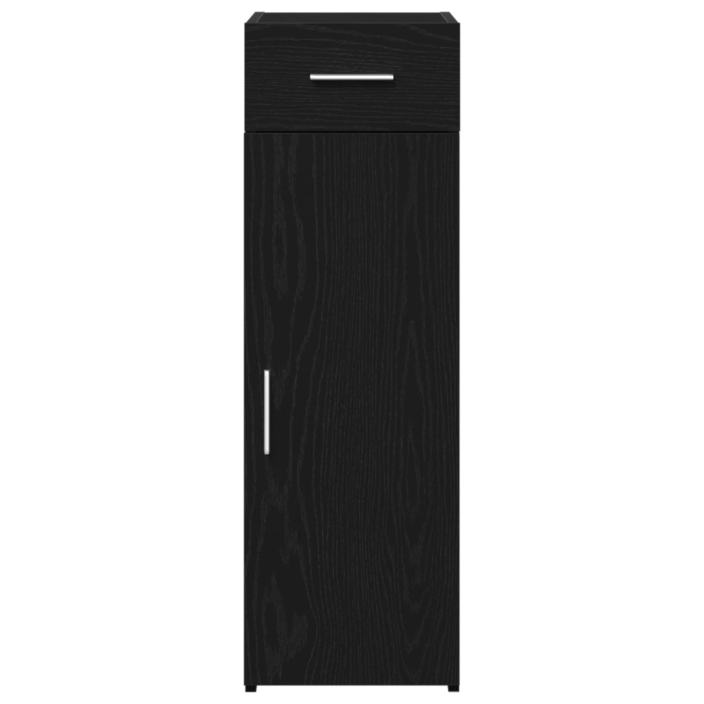 Sideboard  Nero Rovere 30x42,5x93 cm Legno Ingenerizzato