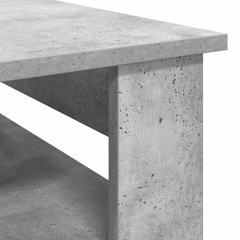 Tavolino da salotto Grigio cemento 96 x 54 x 44 cm 8000151