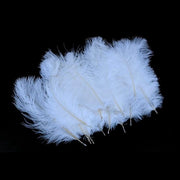 Decorazione da tavola DIY con piume di struzzo naturali - 20 pezzi - Bianco - Luce e sicurezza - Piume lighweight - Decorazione di matrimonio