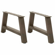 Gambe per Tavolino da CaffÃ¨ a Forma di A 2 pz 70x(30-31) cm Acciaio