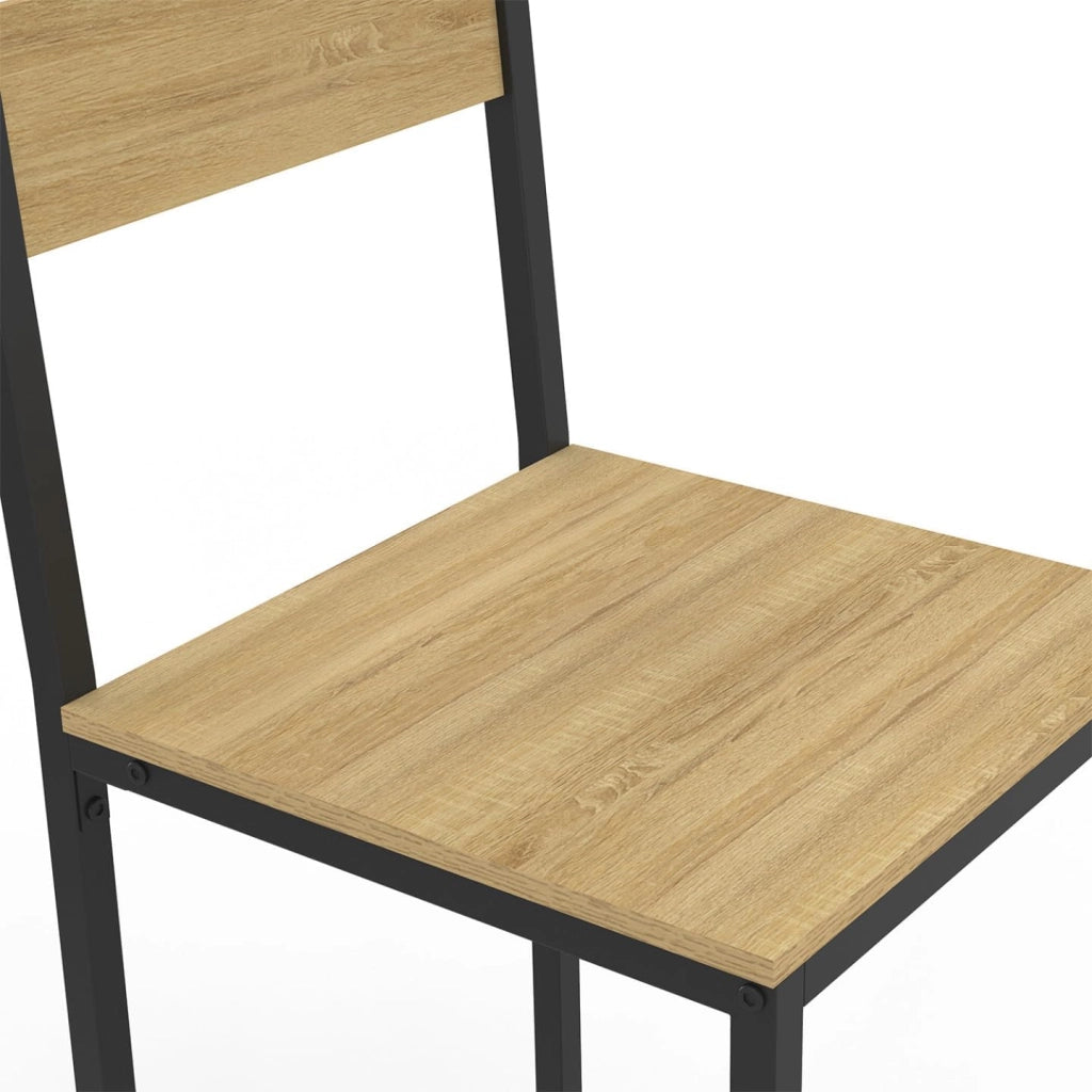 Set di 6 sgabelli da bar DETROIT con schienale sedia da cucina di design industriale