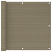 Schermo Frangivista per Balcone Grigio Talpa 90x300 cm in HDPE cod mxl 59116