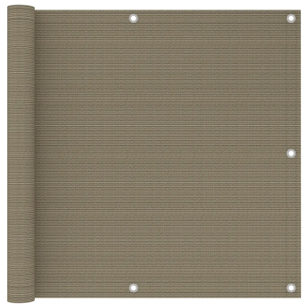 Schermo Frangivista per Balcone Grigio Talpa 90x300 cm in HDPE cod mxl 59116