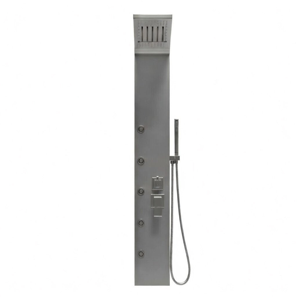Colonna doccia pannello idromassaggio effetto cascata YH8123 NIZZA - Satinato