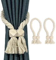 Set di Corda Magnetica per Tende - 2 pezzi - Lunghezza 55cm - Stile Boho - Grande Potenza di Attrazione - Design Moderno