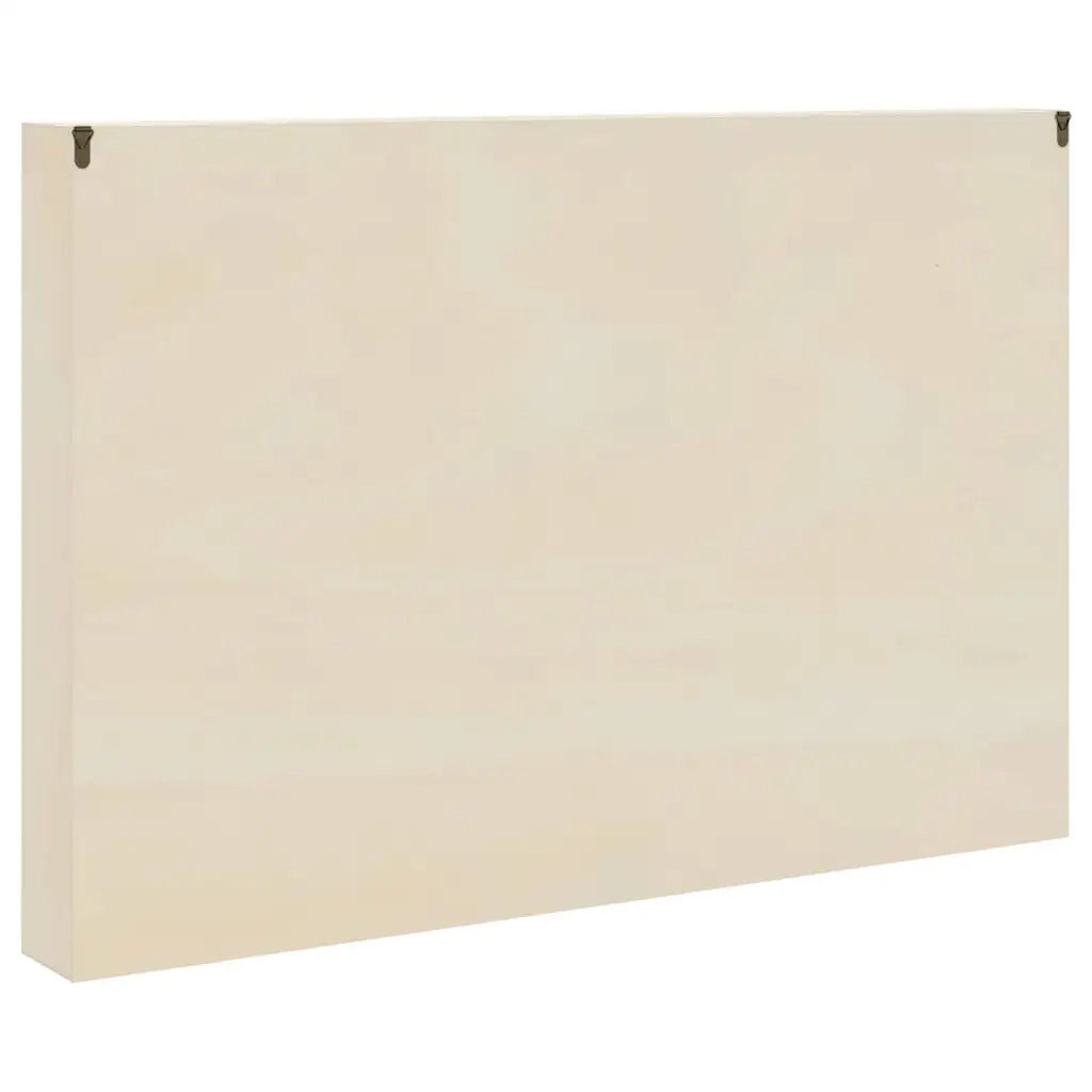 Vetrina a muro Beige 80 x 8,5 x 54 cm Legno compensato 42015628