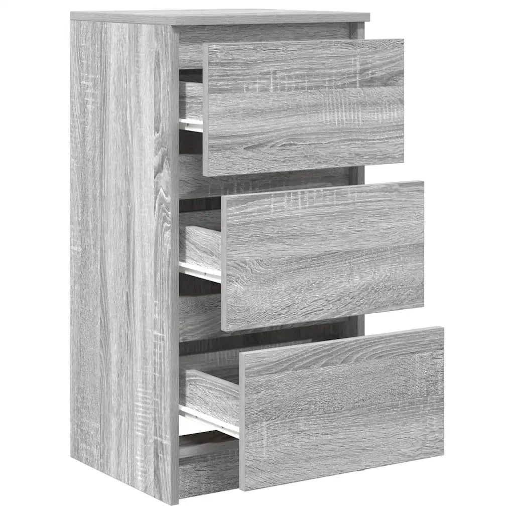 Credenza Grigio Sonoma 37,5x35x76 cm in Legno Multistrato 861729