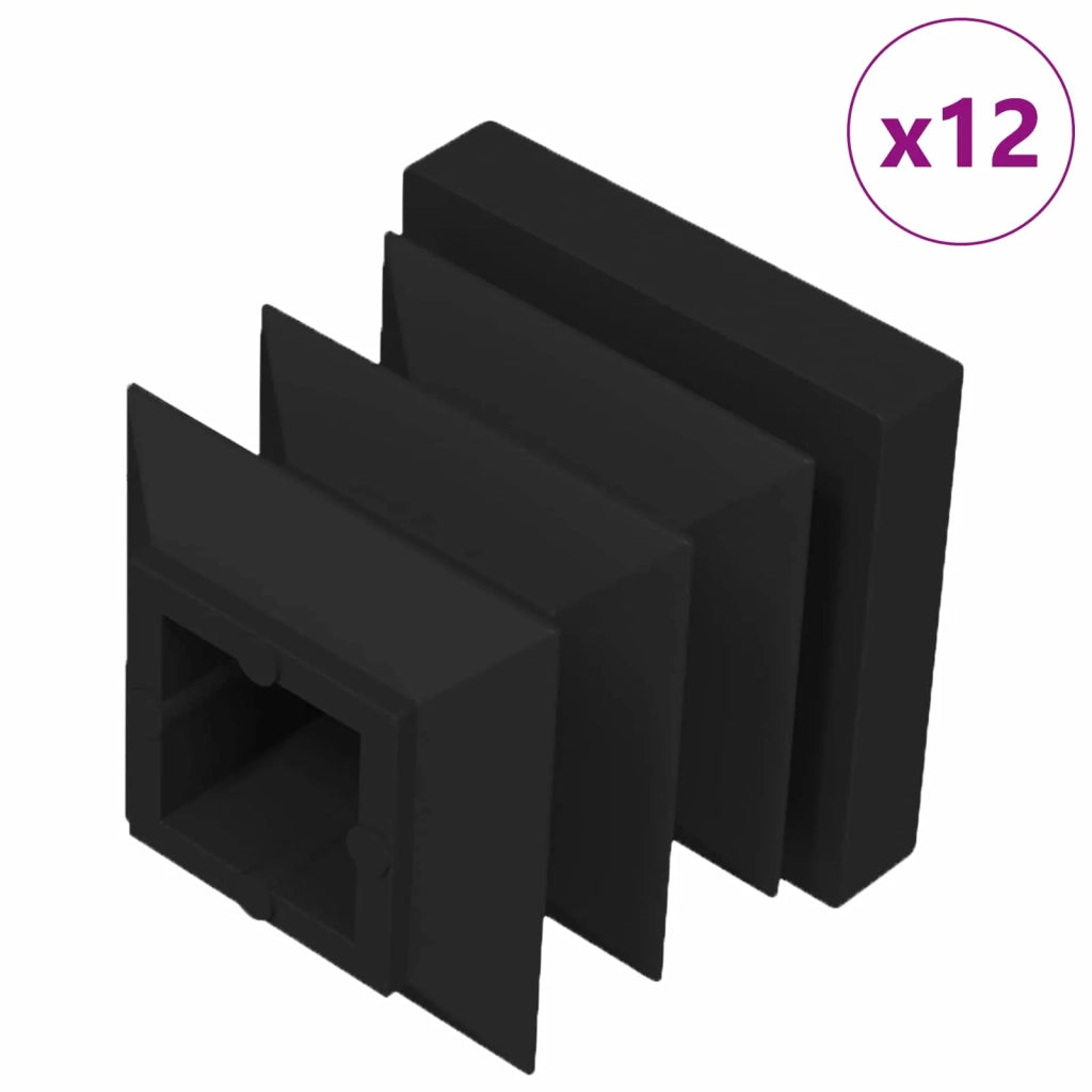 Tappi terminali 12 pz Nero 15 x 15 x 15 mm PP CFW1859059
