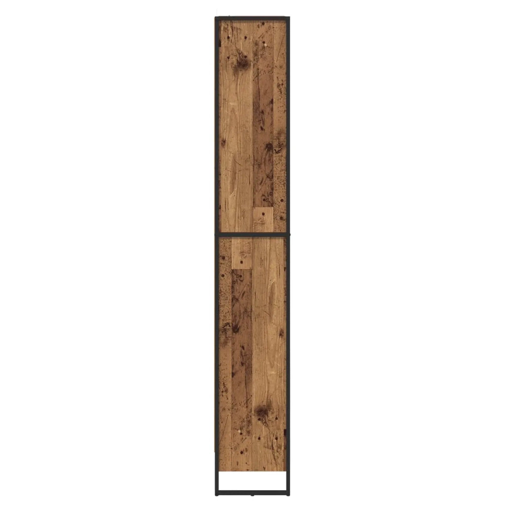 Armadio per Libri 2 pcs Legno vecchio 80 x 30 x 189,5 cm 3403014