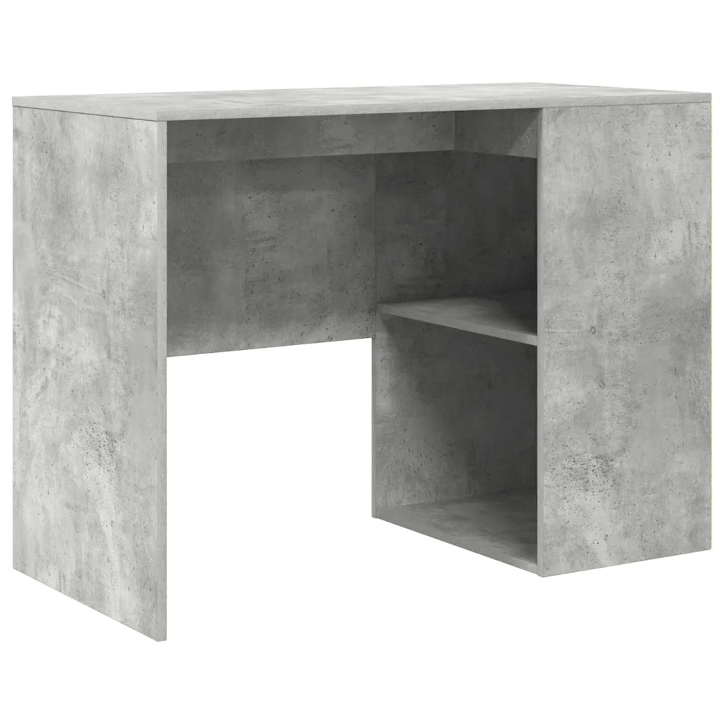 Scrivania Grigio cemento Legno ingegnerizzato 102 x 50 x 75 cm 869541