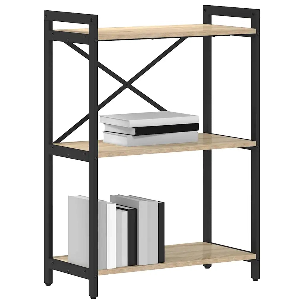 vidaXL Libreria rovere sonoma 60 x 30 x 83 cm Legno multistrato