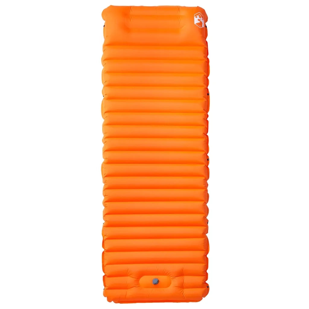 Materasso Campeggio Autogonfiabile Cuscini 1 Persona Arancio CFW1593524