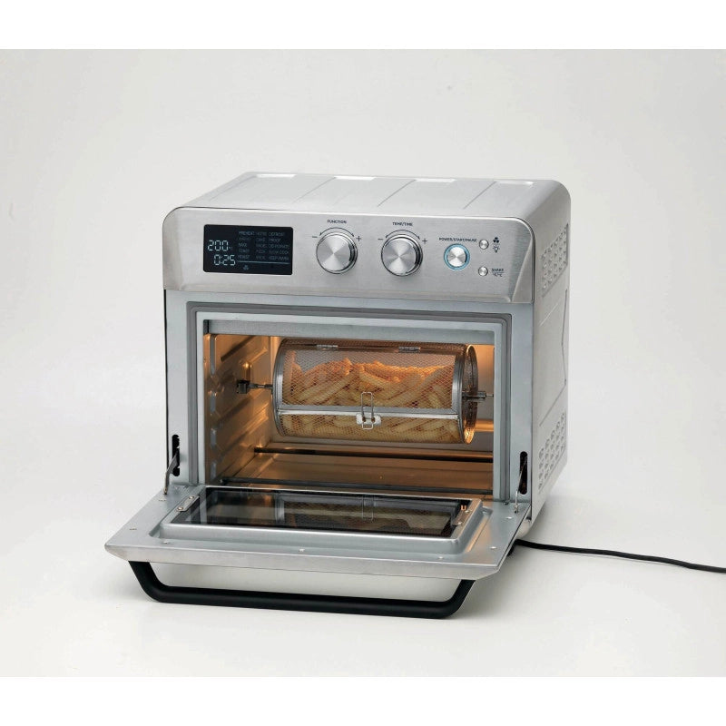 Forno + Friggitrice ad Aria 25L, 1700W, 15 funzioni di cottura, temperatura fino a 230° - Silver