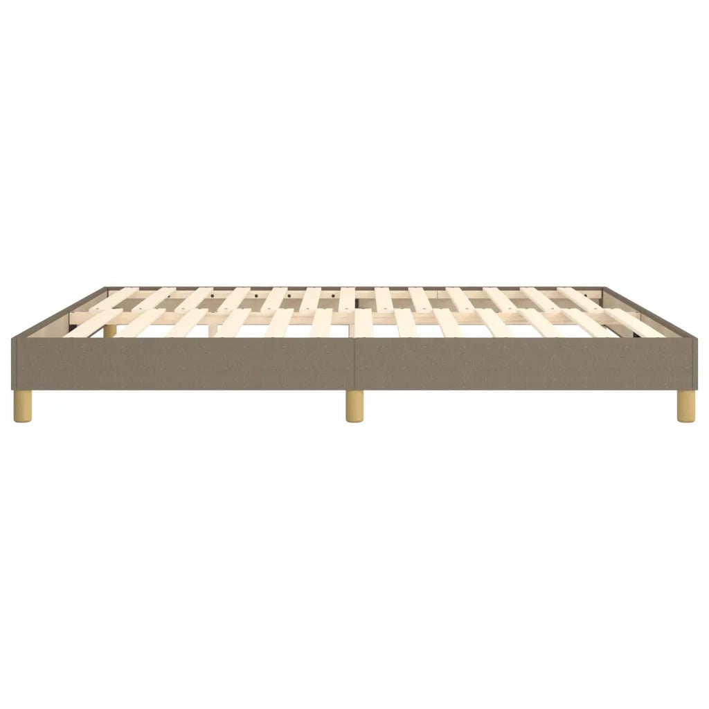 Struttura Letto a Rete a Molle Tortora 160x200 cm in Tessuto 3120626